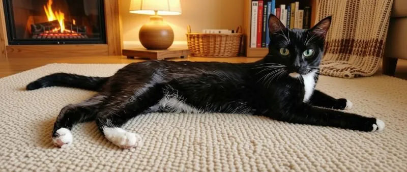 A young medium-sized female Black & White / Tuxedo Domestic Short Hair cat named Tuxie for adoption in Sunnyvale, CA