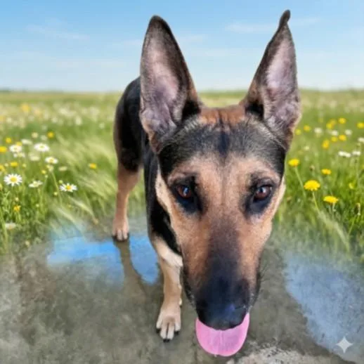 An adult large-sized female German Shepherd Dog dog named Mamas for adoption in Los Angeles, CA