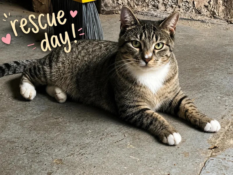 A young medium-sized female Tabby (Brown / Chocolate) Domestic Short Hair cat named Peppermint Petty for adoption in Bloomfield, NJ