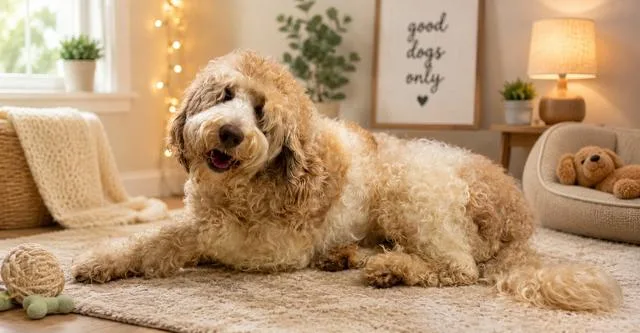 An adult large-sized female Standard Poodle dog named Henley for adoption in Raleigh, NC