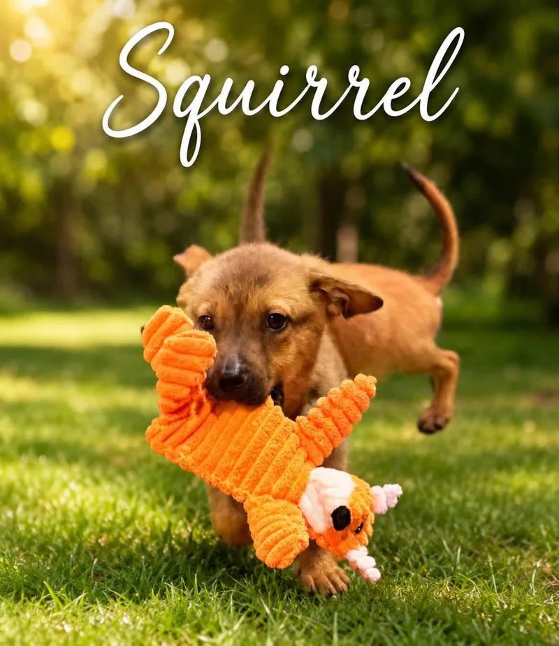 A baby small-sized male Pit Bull Terrier dog named Squirrel for adoption in Rochester, NY