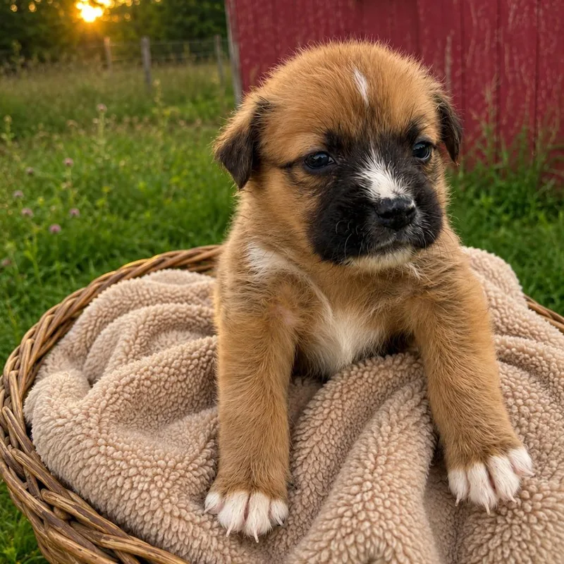A baby medium-sized male Yellow / Tan / Blond / Fawn Labrador Retriever dog named Toothless for adoption in Columbia Station, OH
