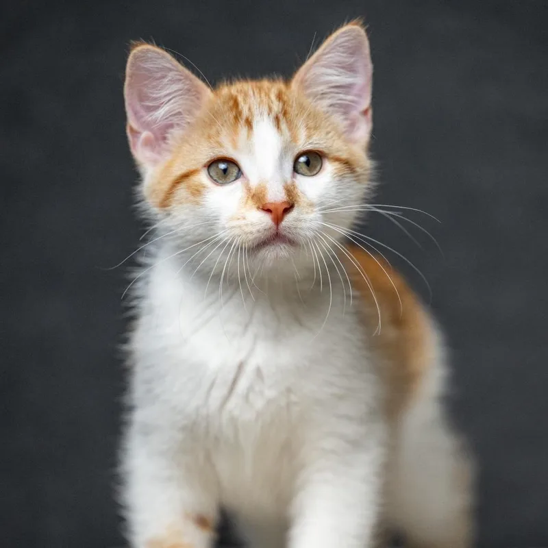 A baby small-sized male Orange / Red Domestic Short Hair cat named Triceratops C for adoption in Minnetonka, MN