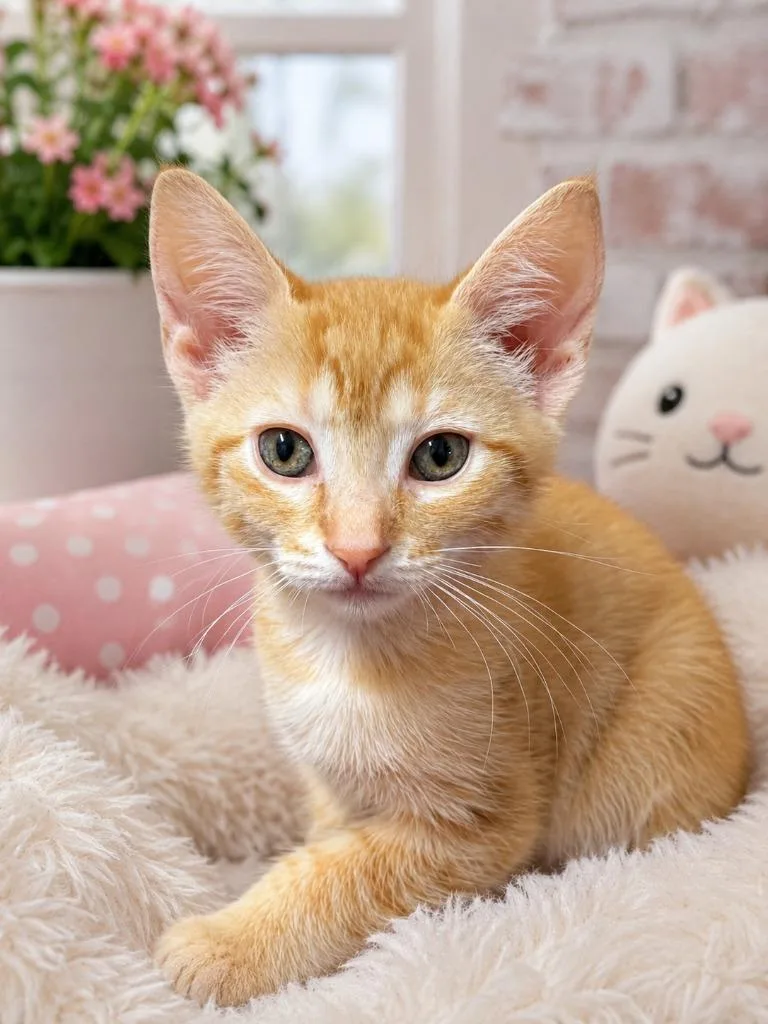 A baby small-sized female Domestic Short Hair cat named Sabrina Clawpenter for adoption in East Ridge, TN