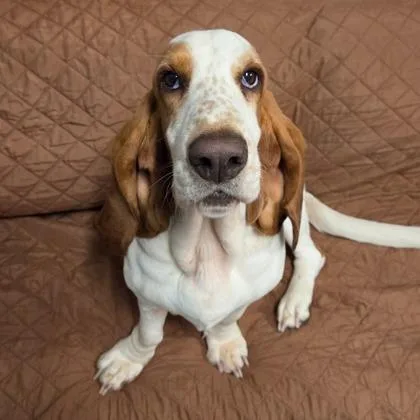 An adult large-sized female Basset Hound dog named Honey for adoption in Kansas City, MO
