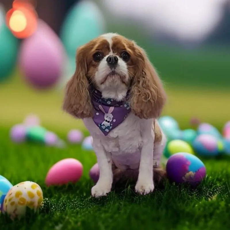 An adult small-sized female Red / Chestnut / Orange Cavalier King Charles Spaniel dog named Zoe and Arabella for adoption in Anchorage, AK