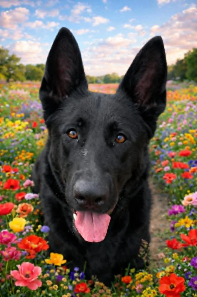 A young large-sized female German Shepherd Dog dog named Onyx for adoption in East Ridge, TN