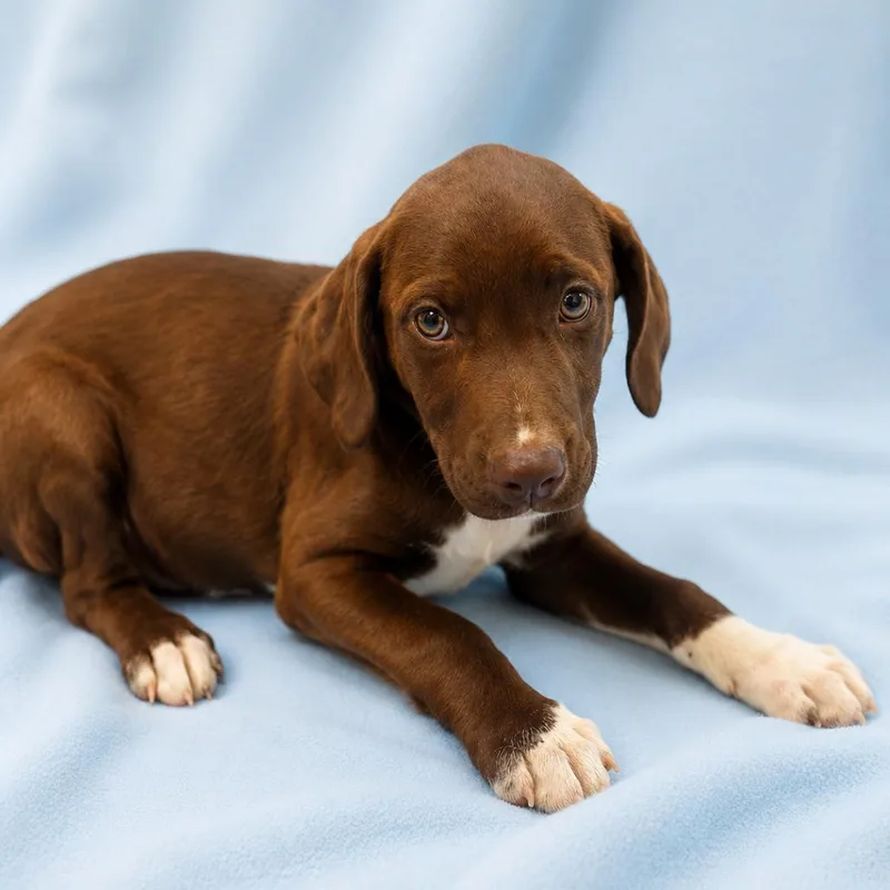 A young medium-sized male Labrador Retriever dog named Kingston Weeks for adoption in Sterling, MA
