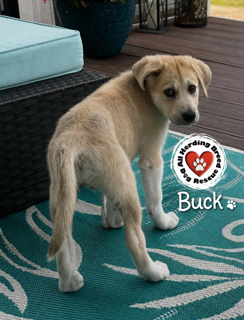 A baby medium-sized male Great Pyrenees dog named Buck for adoption in Joliet, IL
