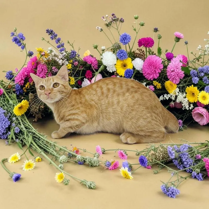 A young medium-sized female Orange / Red Domestic Short Hair cat named Annielarry for adoption in Santa Fe, TX