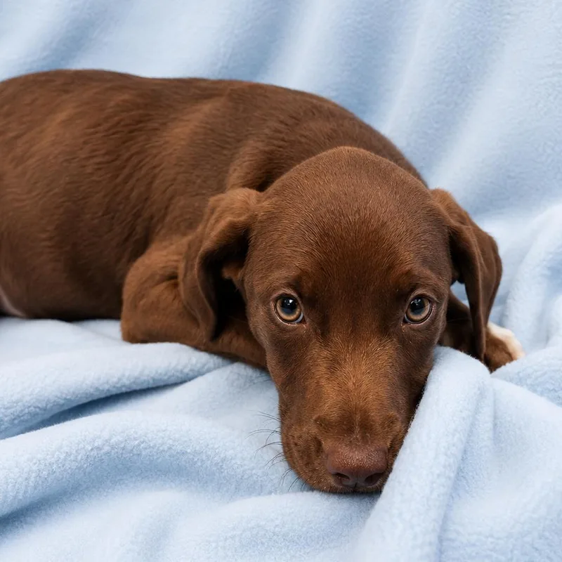 A young medium-sized female Labrador Retriever dog named Kitt Weeks for adoption in Sterling, MA