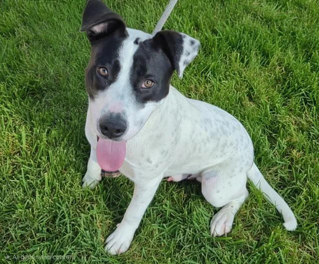 A young medium-sized male Pit Bull Terrier dog named Connor for adoption in Albuquerque, NM