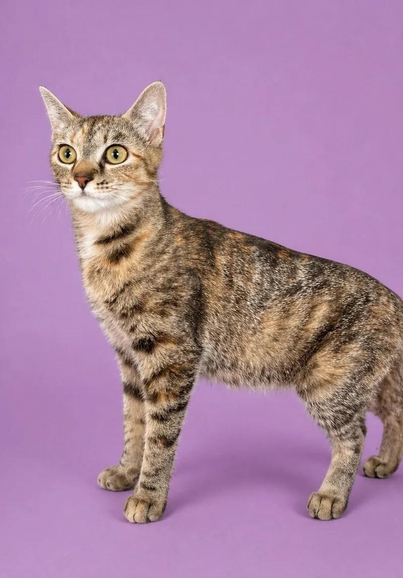 A young medium-sized female Tabby (Buff / Tan / Fawn) Domestic Short Hair cat named Ruby for adoption in Columbia, MD