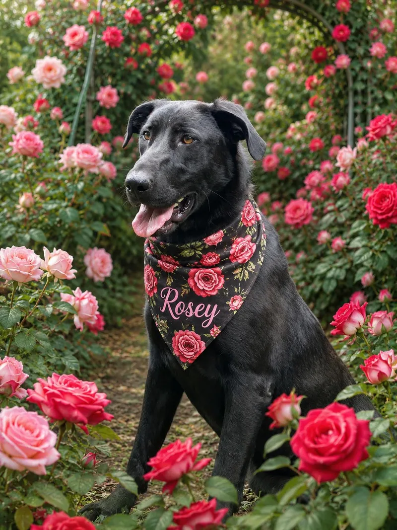 A young large-sized female Black Labrador Retriever dog named Rosey for adoption in Willington, CT