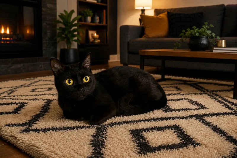 A young medium-sized female Black Domestic Short Hair cat named Raven for adoption in Spring Brook, NY