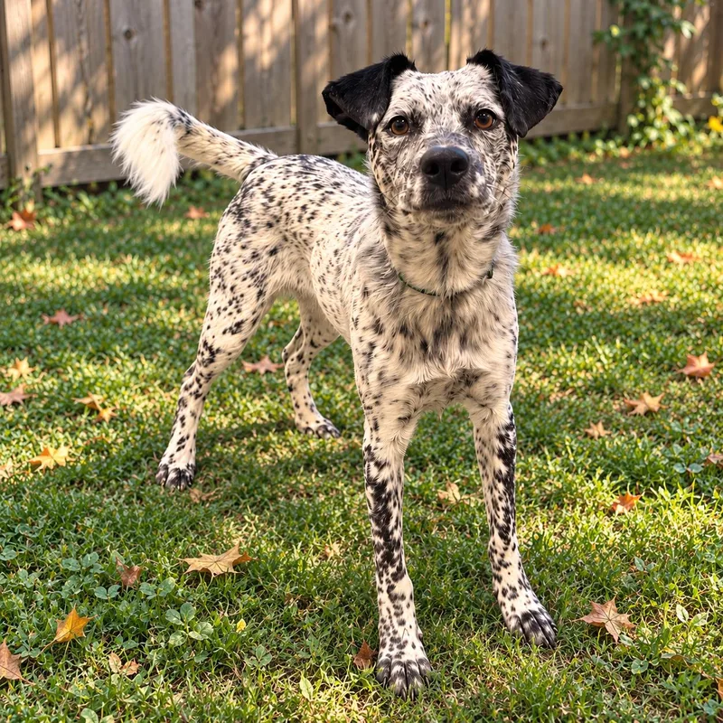 A young medium-sized female Australian Cattle Dog / Blue Heeler dog named Aspen for adoption in Hillsborough, NJ