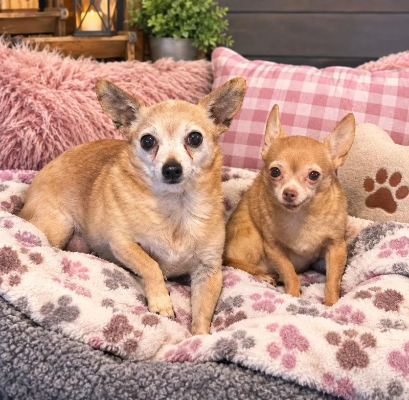 An adult small-sized male Mixed Breed dog named Charlie and Ginger for adoption in Fairmont, WV