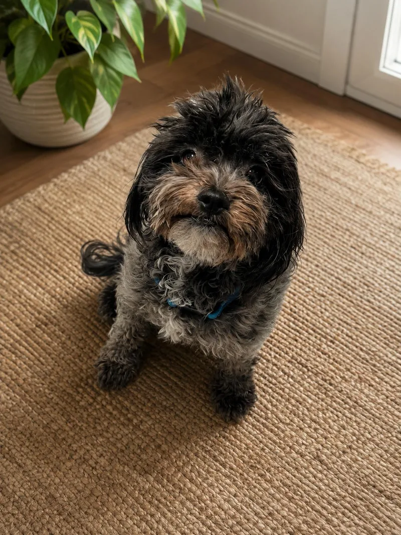 An adult small-sized male Gray / Blue / Silver Havanese dog named Kirby for adoption in Phoenix, AZ