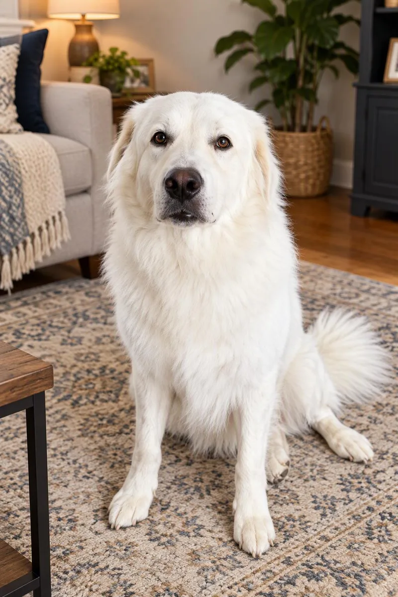 An adult large-sized female Great Pyrenees dog named Bell for adoption in Orange, CA