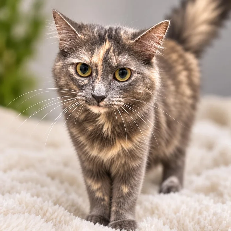 A young medium-sized female Domestic Medium Hair cat named Bella for adoption in atlanta, GA
