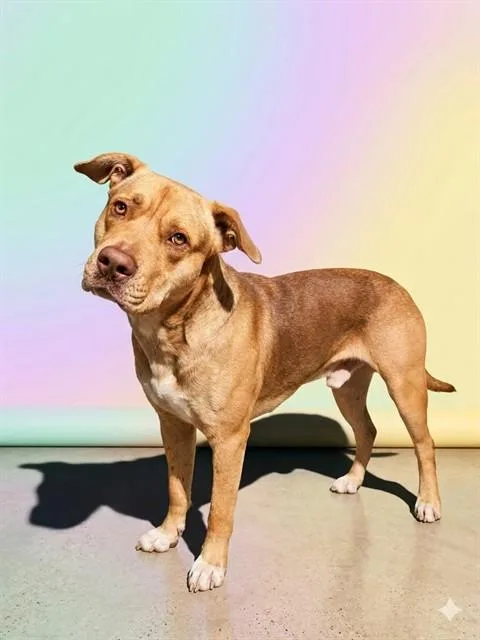 A young large-sized male Mixed Breed dog named Colonel Mustard for adoption in Jacksonville, FL