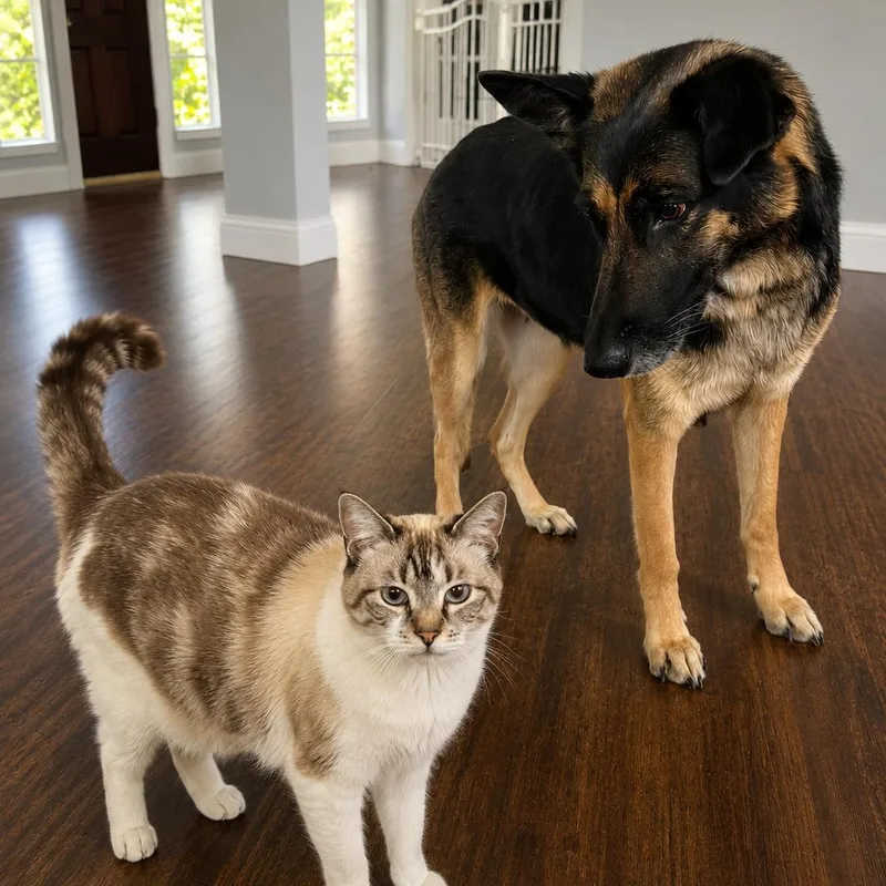 An adult large-sized female Bicolor German Shepherd Dog dog named Faith for adoption in Humble, TX