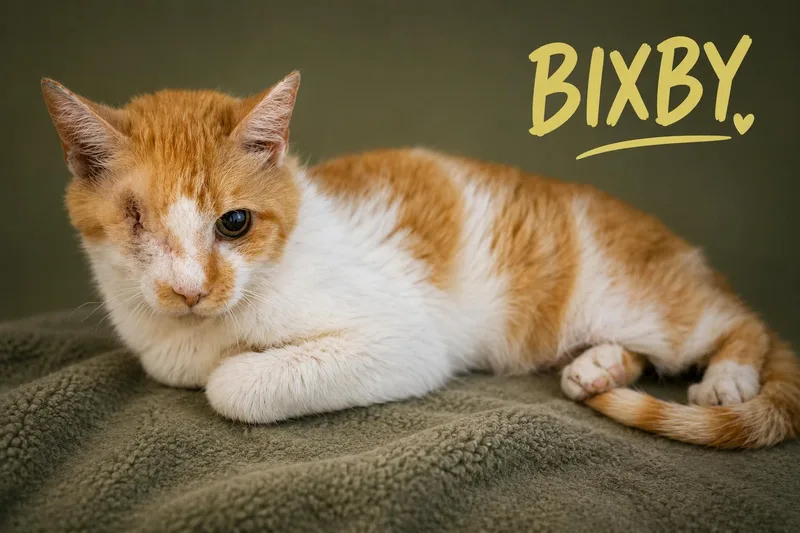 An adult medium-sized male Tabby cat named Bixby: MH for adoption in Greenville, DE