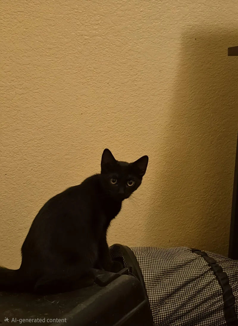 A baby small-sized male Domestic Short Hair cat named Marcel for adoption in Rio Linda, CA