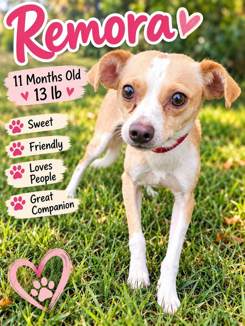 A baby small-sized female Chihuahua dog named Remora for adoption in Fort Worth, TX
