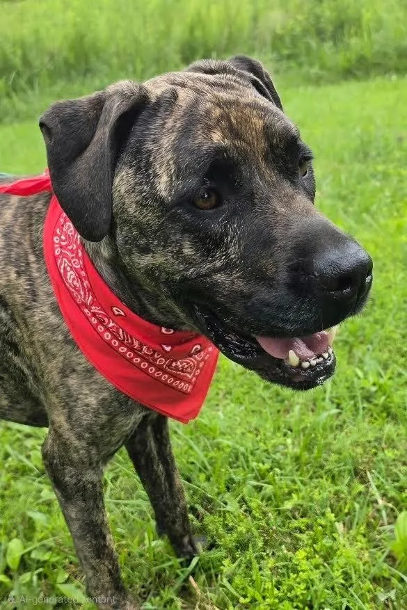 An adult extra large-sized female Mastiff dog named Bailey for adoption in Crossville, TN