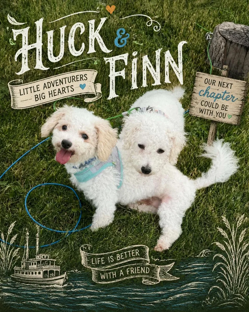 An adult small-sized male Bichon Frise dog named Finn for adoption in Cedar Rapids, IA