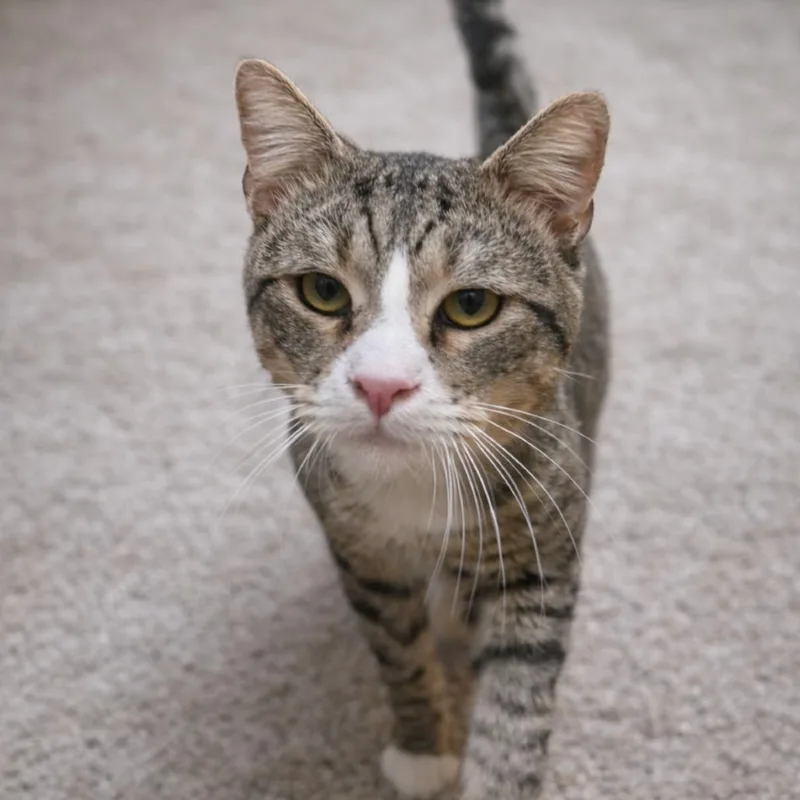 An adult small-sized male Brown / Chocolate Domestic Short Hair cat named Arty for adoption in Hemet, CA