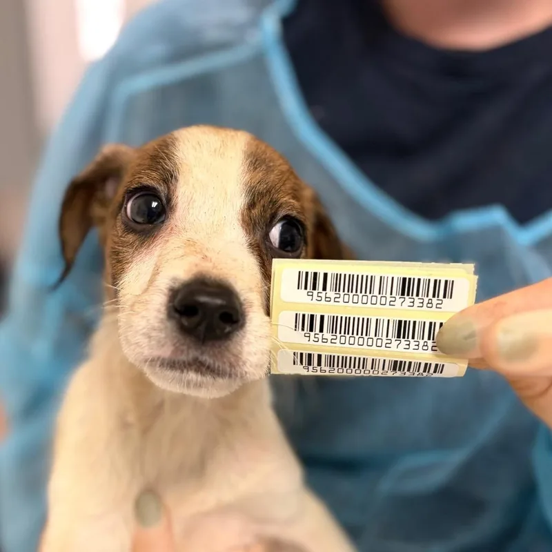 A baby small-sized male White / Cream Mixed Breed dog named Zephyr for adoption in Charleston, WV