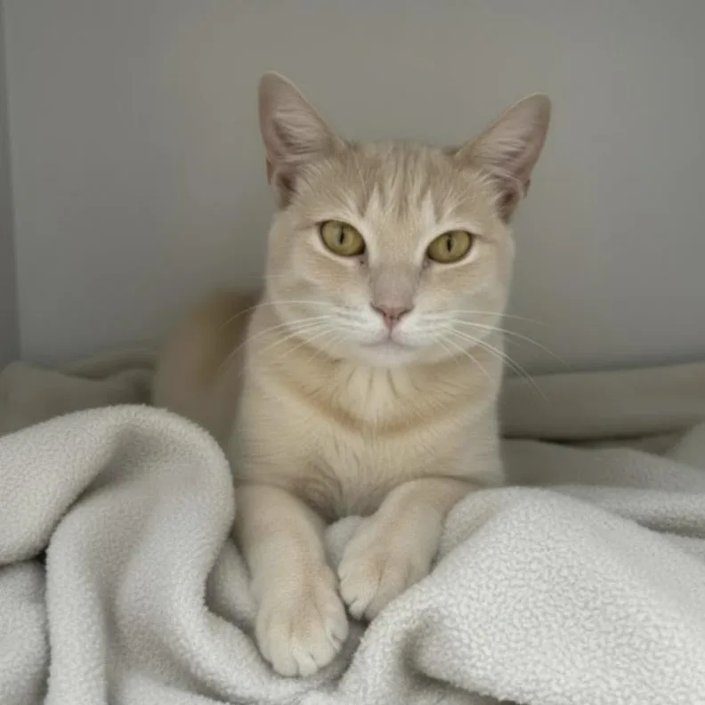 An adult medium-sized female Tabby (Buff / Tan / Fawn) Domestic Short Hair cat named Nina for adoption in Warr Acres, OK