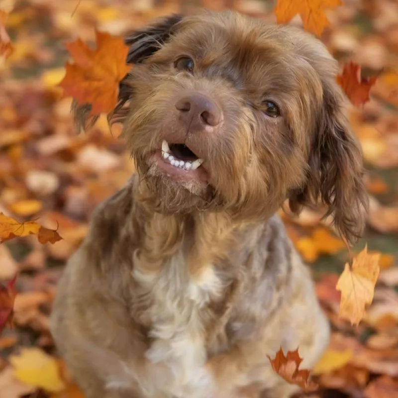 An adult medium-sized male Brown / Chocolate Portuguese Water Dog dog named Frankie for adoption in Wiggins, MS
