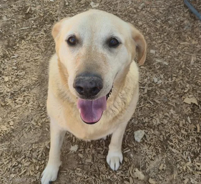 A senior large-sized male Labrador Retriever dog named Sunny for adoption in Albuquerque, NM