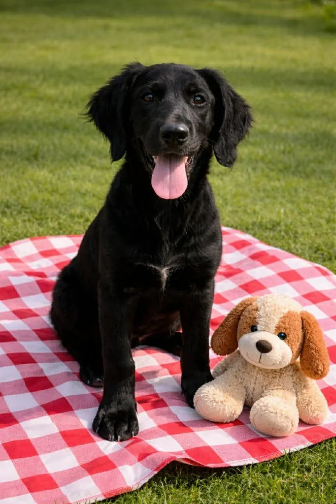 A baby large-sized female Golden Retriever dog named Viola Bloom for adoption in Gorham, ME