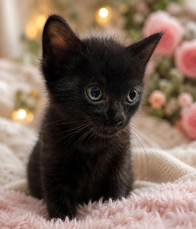 A baby small-sized male Domestic Short Hair cat named Saturn for adoption in Corpus Christi, TX
