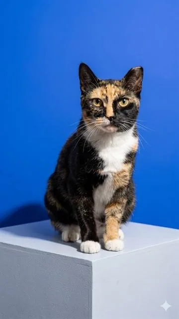 A young small-sized female Domestic Short Hair cat named Fyrefli for adoption in Jacksonville, FL