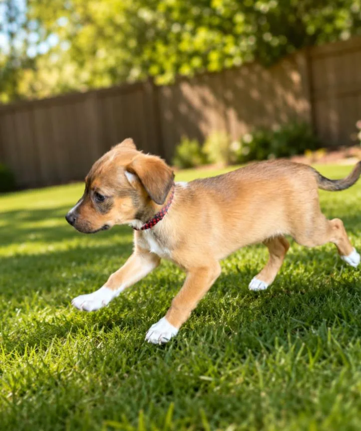A baby medium-sized male Brown / Chocolate Mixed Breed dog named Dean for adoption in CHURCHVILLE, NY