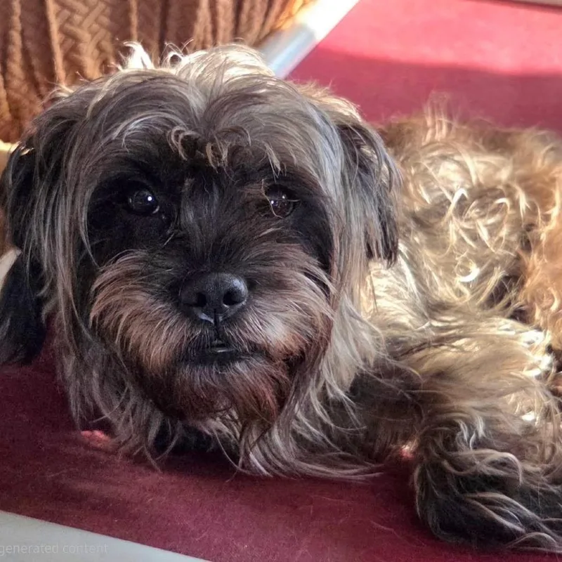 An adult small-sized male Gray / Blue / Silver Shih Tzu dog named Shadow for adoption in Tunkhannock, PA