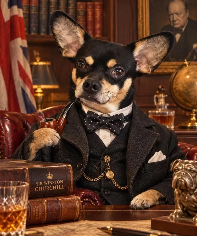 An adult small-sized male Black French Bulldog dog named Sir Winston Churchill for adoption in Blaine, MN