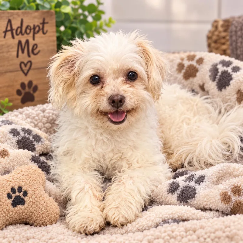 A senior small-sized male Terrier dog named Muppet for adoption in Eustis, FL