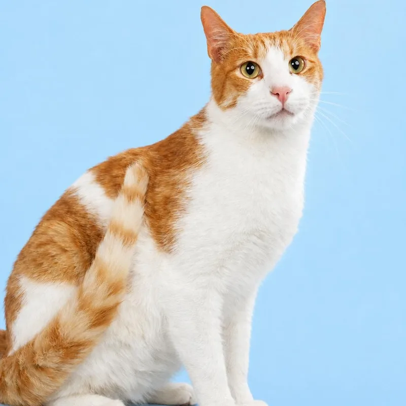 An adult large-sized male Orange & White Domestic Short Hair cat named Sebastian for adoption in Houston, TX
