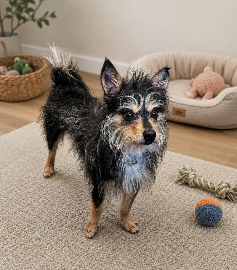 An adult small-sized male Terrier dog named Larry for adoption in East Providence, RI