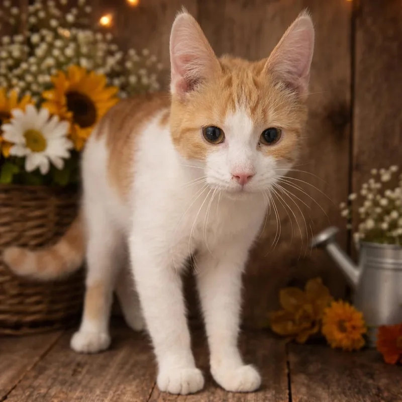 An adult medium-sized male Orange / Red Domestic Short Hair cat named Thomas for adoption in Fort Wayne, IN