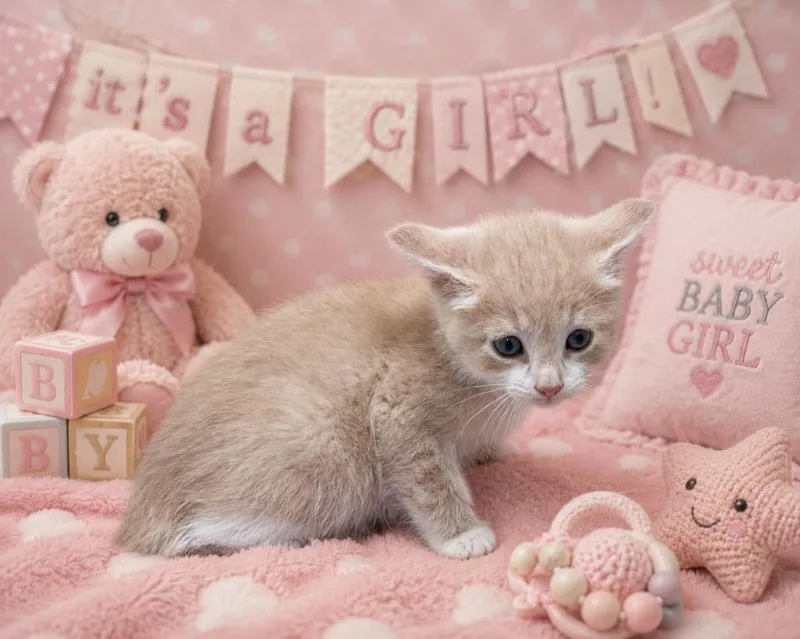 A baby small-sized female Domestic Short Hair cat named Zara for adoption in Washington Court House, OH