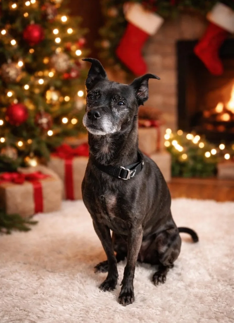 A senior small-sized male Black Chihuahua dog named Cooper for adoption in Murrieta, CA