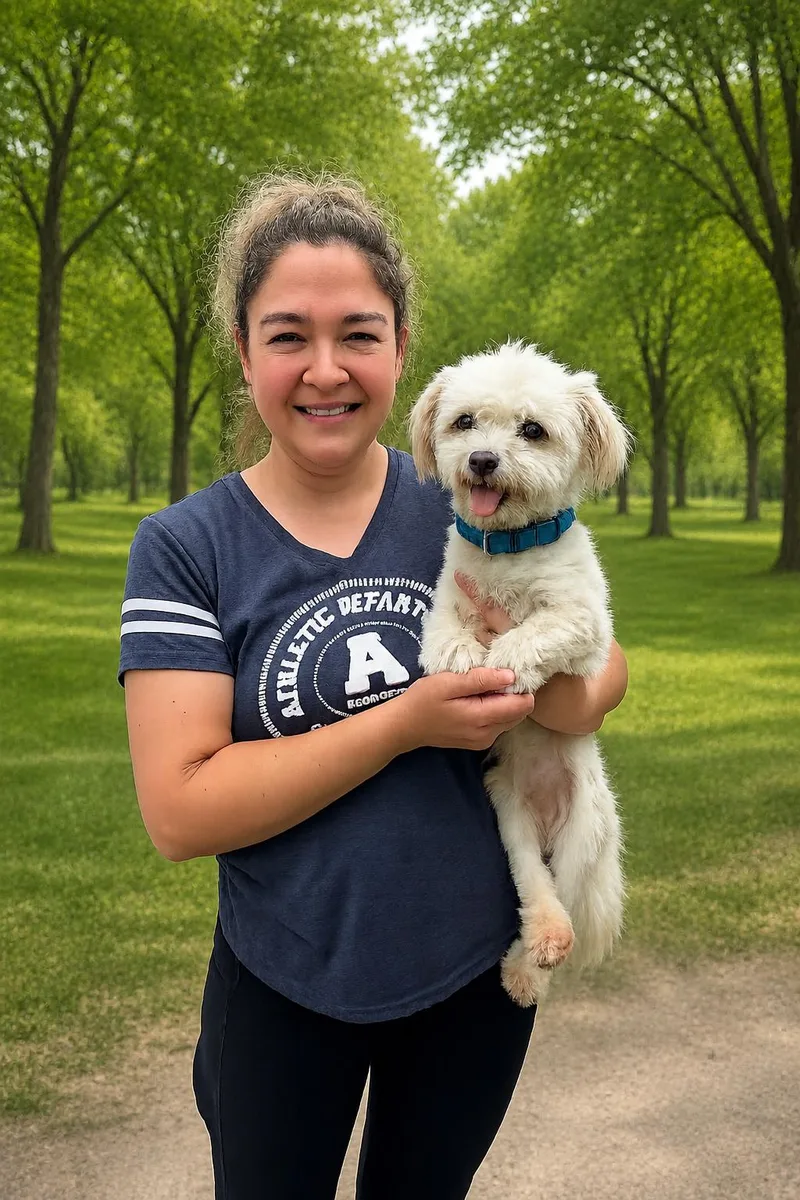A young small-sized male White / Cream Bichon Frise dog named Cash for adoption in Liverpool, TX