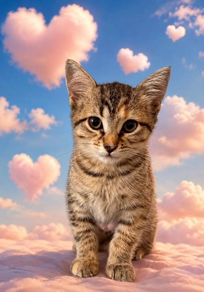 A baby small-sized female Domestic Short Hair cat named Seven for adoption in Detroit, MI